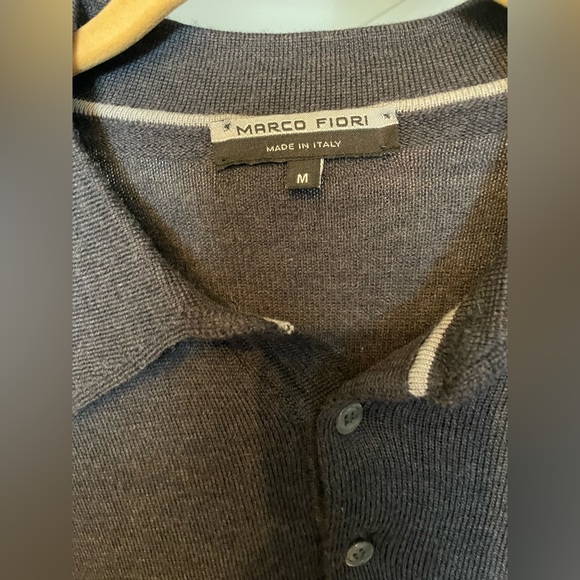 Marco Fiori Men’s Charcoal Gray Sweater - Picture 4 of 4